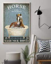 Horse Girl Horse Bath Soap Wash Your Hooves 11x17 Poster lifestyle-poster-1