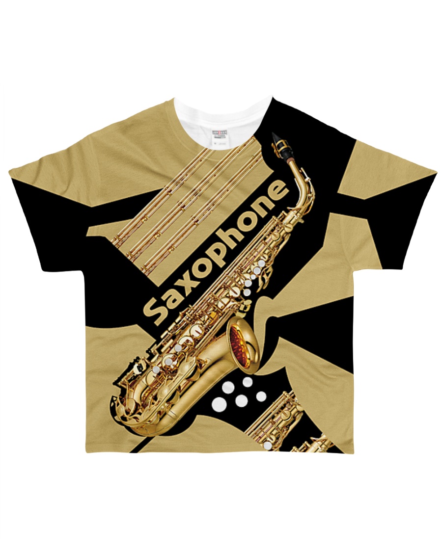 Saxophonist Gift Golden Saxophone All-over T-Shirt