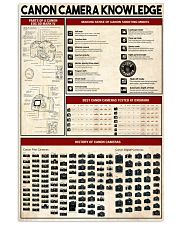 Photographer Canon Camera Knowledge 11x17 Poster front