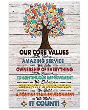 Social Worker Core Values Poster 11x17 Poster front