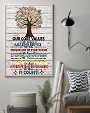 Social Worker Core Values Poster 11x17 Poster lifestyle-poster-1