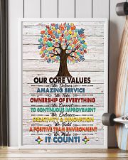 Social Worker Core Values Poster 11x17 Poster lifestyle-poster-4