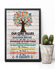 Social Worker Core Values Poster 11x17 Poster lifestyle-poster-8