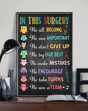 Surgeon We are important We don't give up 11x17 Poster lifestyle-poster-2