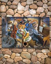 Saxophone Cat 17x11 Poster poster-landscape-17x11-lifestyle-15