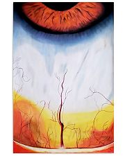 Optometrist Modern Red Eye Art 11x17 Poster front
