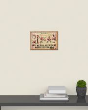 Hairstylist She Works Willingly With Her Hands 17x11 Poster poster-landscape-17x11-lifestyle-08
