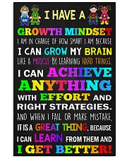 Teacher - I Have A Growth Mindset 11x17 Poster front
