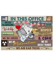 We Are Rad Techs Radiology Art Print 17x11 Poster front