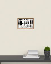 Pianist Piano Music Is Life 17x11 Poster poster-landscape-17x11-lifestyle-08
