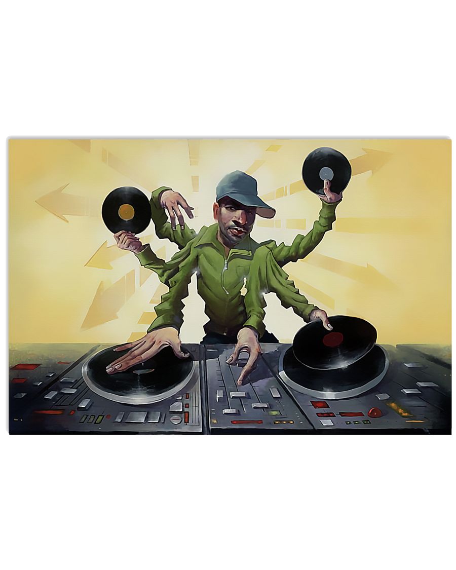 DJ Master Mixing 17x11 Poster