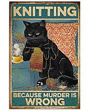 Crochet And Knitting - Murder Is Wrong 11x17 Poster front