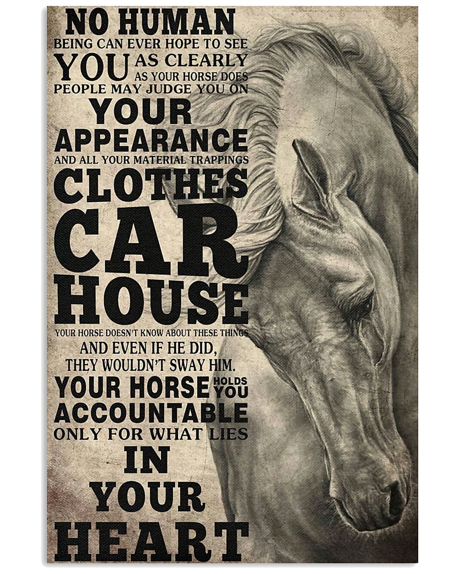 Horse Girl - Your horse holds you accountable 11x17 Poster