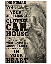Horse Girl - Your horse holds you accountable 11x17 Poster front