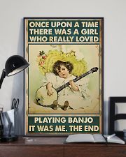 Girl Loved Playing Banjo 11x17 Poster lifestyle-poster-2