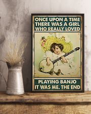 Girl Loved Playing Banjo 11x17 Poster lifestyle-poster-3