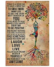 Yoga Today Is A Good Day 11x17 Poster front