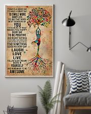 Yoga Today Is A Good Day 11x17 Poster lifestyle-poster-1