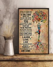 Yoga Today Is A Good Day 11x17 Poster lifestyle-poster-3