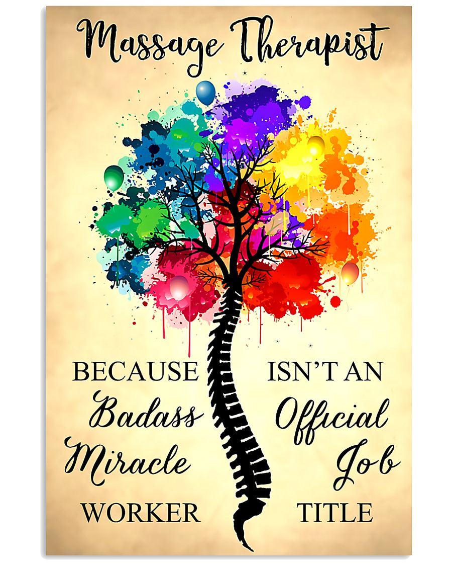 Massage Therapist badass miracle worker 11x17 Poster