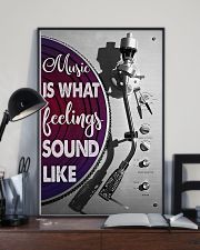 DJ Music Is What Feelings Sound Like 11x17 Poster lifestyle-poster-2