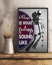 DJ Music Is What Feelings Sound Like 11x17 Poster lifestyle-poster-3