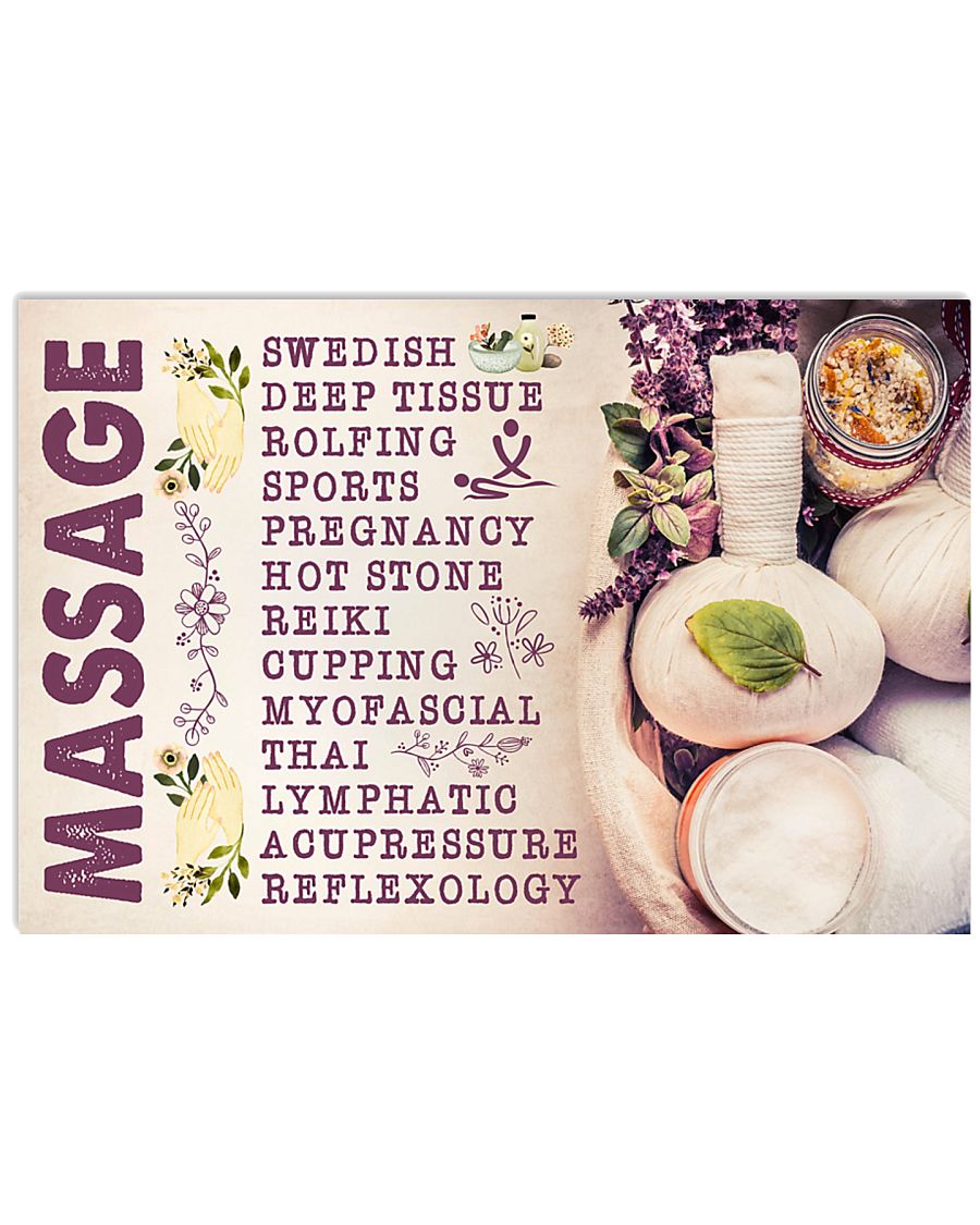 Massage Therapist Massage 17x11 Poster