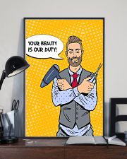 Hairdresser Your Beauty Is Our Duty 11x17 Poster lifestyle-poster-2