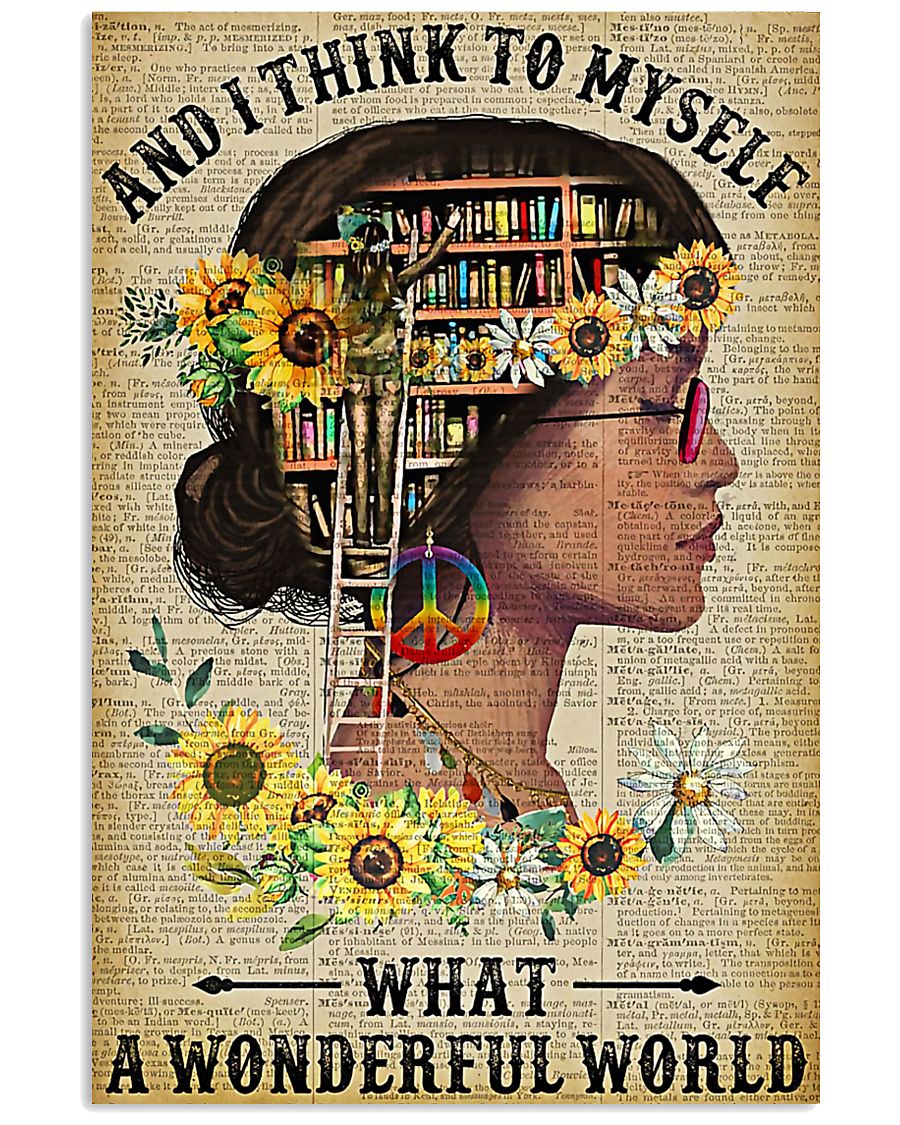 Library A Wonderful World 11x17 Poster