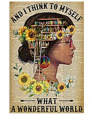 Library A Wonderful World 11x17 Poster front
