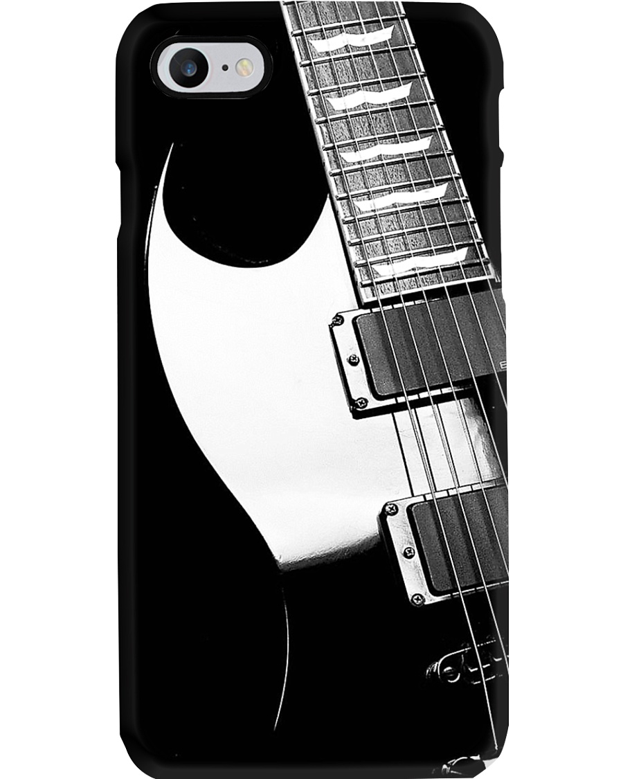 Art Black And White Guitar Phone Case