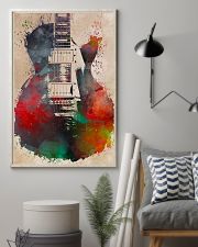 Watercolor Guitar Art Print 11x17 Poster lifestyle-poster-1