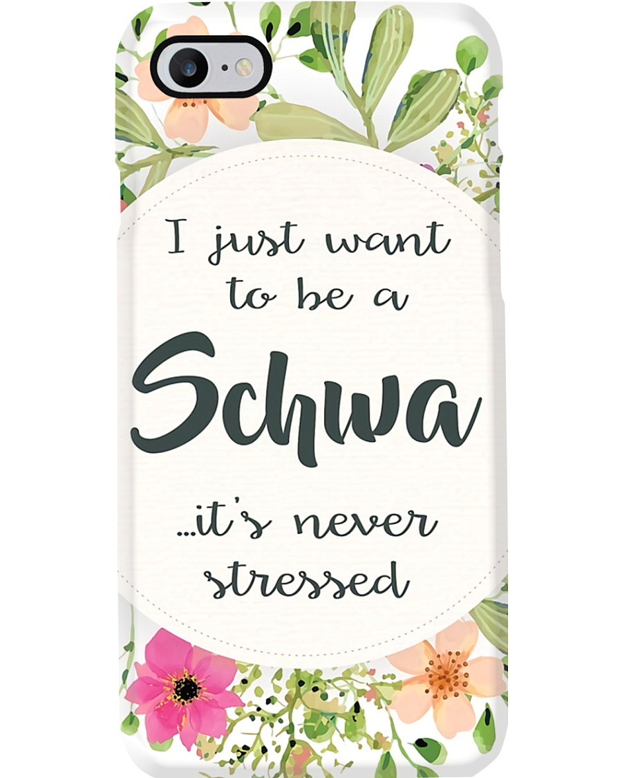 SLP Want To Be Schwa Phone Case