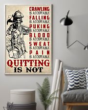 Firefighter crawling is acceptable 11x17 Poster lifestyle-poster-1