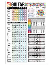 Guitar Color Chord Chart 11x17 Poster front