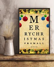 Optometrist Merry Christmas 11x17 Poster lifestyle-poster-3
