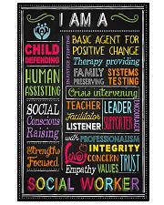 I am a Social Worker 11x17 Poster front