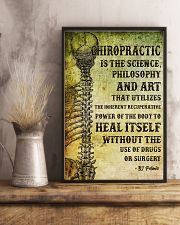 Chiropractic Is The Science Philosophy And Art 11x17 Poster lifestyle-poster-3