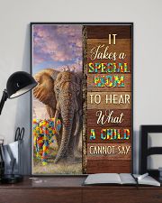 Autism Special Mom Hears What A Child Cannot Say 11x17 Poster lifestyle-poster-2