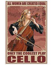 Cellists Only The Coolest Play Cello 11x17 Poster front
