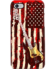 Bass Guitar On American Flag Phone Case i-phone-7-case