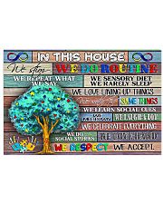 Autism Awareness In This House We Respect 17x11 Poster front