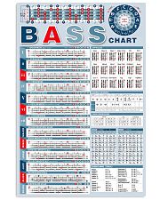 Bass Note Chart Bass Guitar 11x17 Poster front