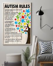 Autism awareness Autism rules 11x17 Poster lifestyle-poster-1