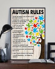 Autism awareness Autism rules 11x17 Poster lifestyle-poster-2