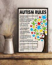 Autism awareness Autism rules 11x17 Poster lifestyle-poster-3