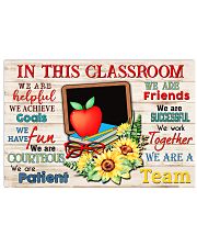 In This Classroom We Are A Team 17x11 Poster front