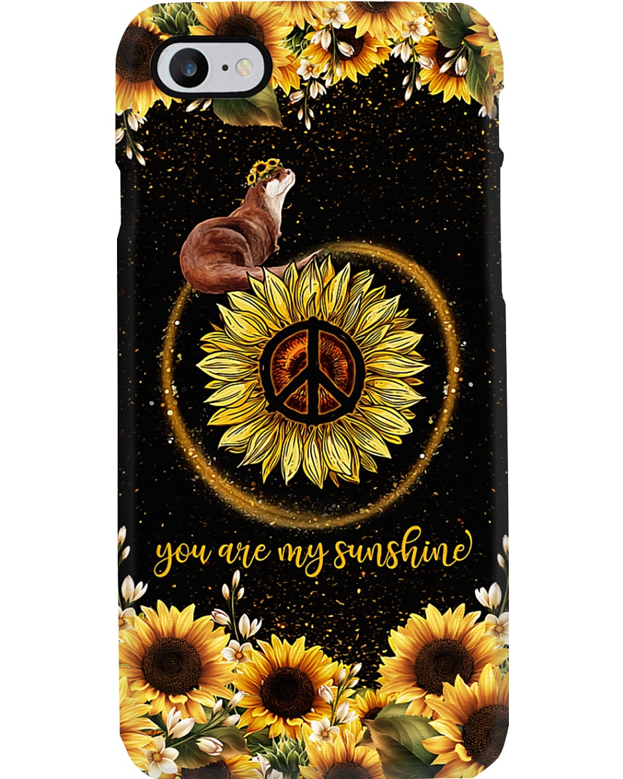 Otter And Sunflower Phone Case