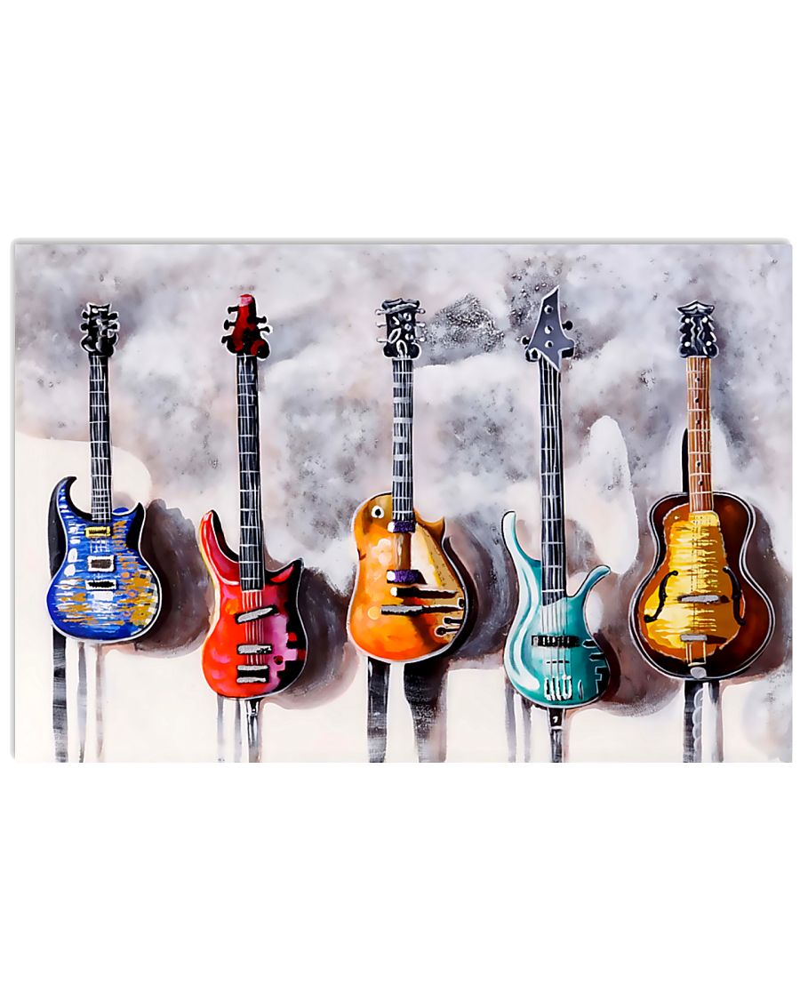 Guitar Art Images 17x11 Poster