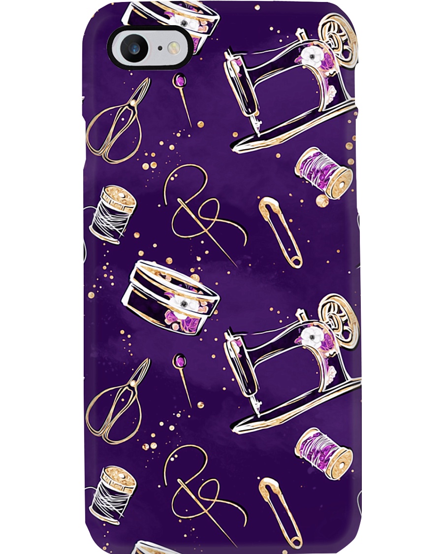 Purple Sewing Macine Phone Case